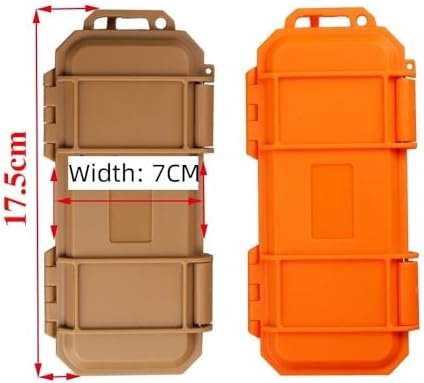 UPFIST ABS fiberglass Knives Case Orange Outdoor Storage Box