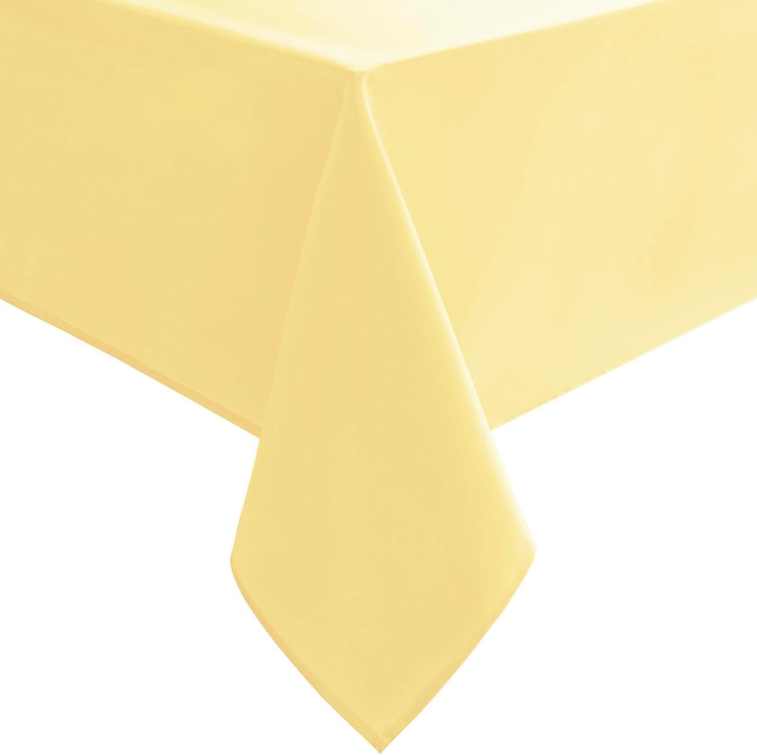 Hiasan 70x70 inch Water-Resistant Tablecloth for 6 Foot Tables