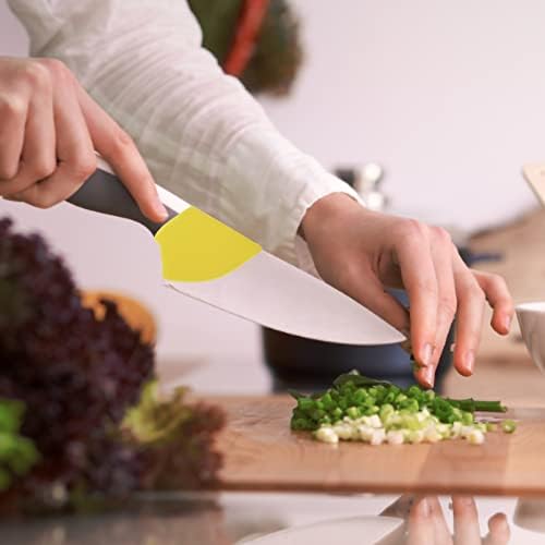 CALLARON Safe Silicone Knife Guards for Kitchen Use 2-Piece Set