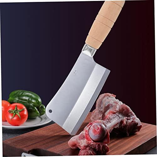 2 Set Reversible Solid-Wood Kitchen Knife Holder with Ergonomic Design