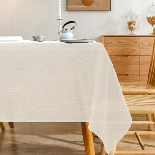 60x102 Linen Tablecloth - Water Resistant