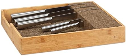RelaxDays Natural Bamboo Block Organizer