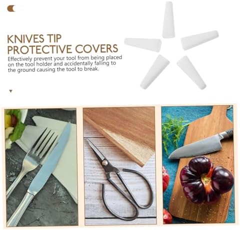 Compact Anti-Scratch Knife Tip Protectors Set for Kitchen Use