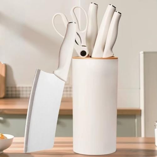 Compact Space-Saving 5-PC Knife Block Set for Apartments Campers