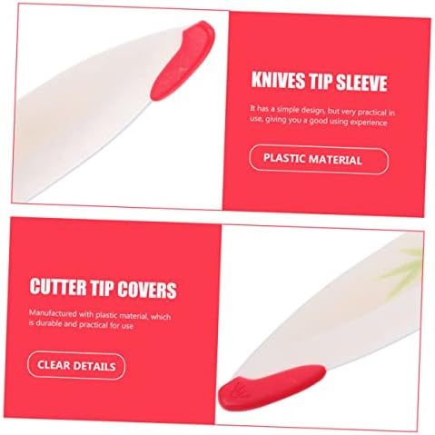 40-Piece Plastic Knife Tip Covers - Safe Protection for Your Knives