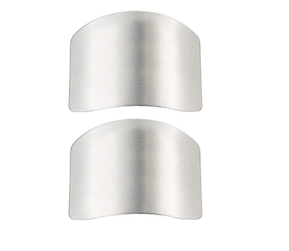 WOIWO 2-Piece Stainless Steel Hand Guard Protect Your Fingers while Cooking