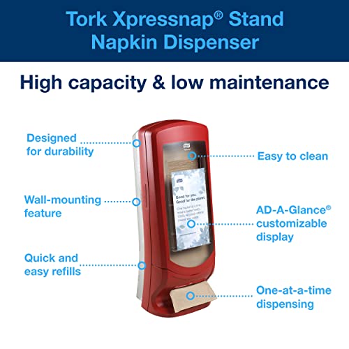 Tork Xpressnap Stand Napkin Dispenser Red N4
