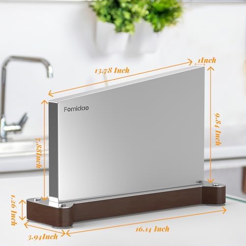Magnetic Extra Large Stainless Steel Knife Holder Double Sided