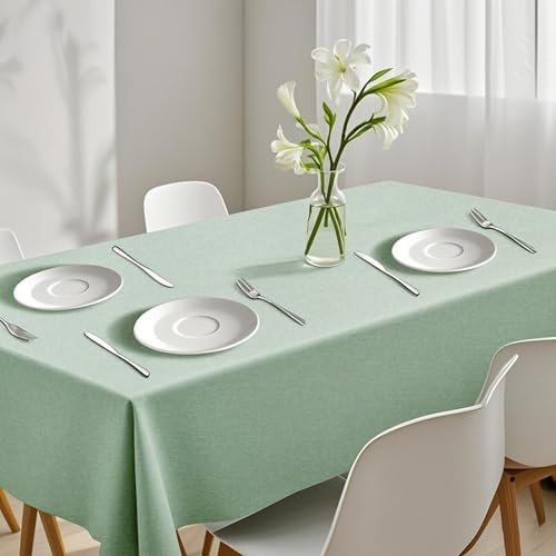 Poposa Rectangle Tablecloth 52x70 inches Sage Green