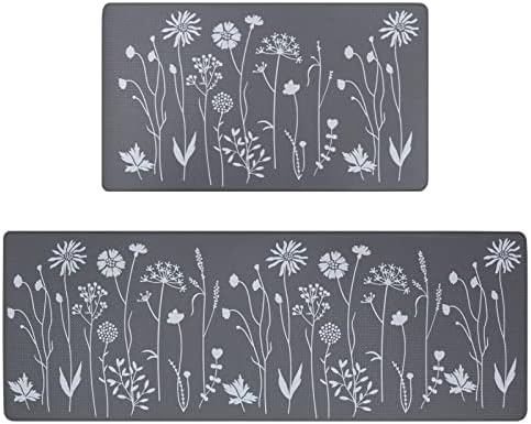 Rempry 2-Piece Kitchen Rugs Mats Set