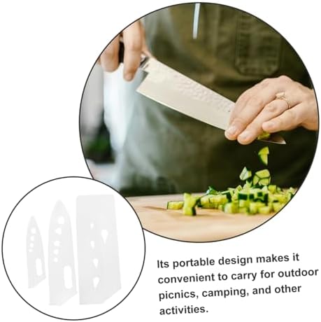 BrightFufu Protective Knife Sleeve 3-Piece Kitchen Knife Case