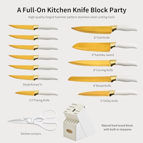 Molrmyk Premium 14-Piece Knife Set