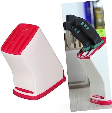 Premium Kitchen Knife Holder with Drain Tool and PP Safety
