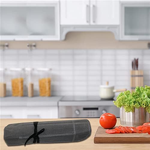 WOEBEGAY Chefs Knife Roll Bag 7 Pockets Water-Resistant Portable KitchenKnife Organizer