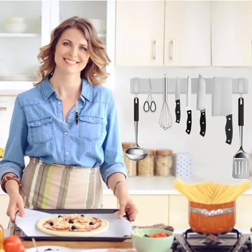 16-Inch Stainless Steel Magnetic Knife Bar