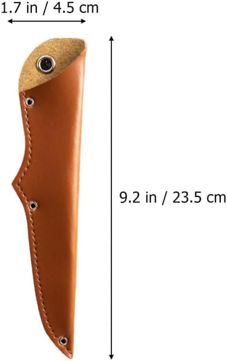 UPKOCH 5 Pcs Chef Knife Guards Premium PU Leather Knife Covers