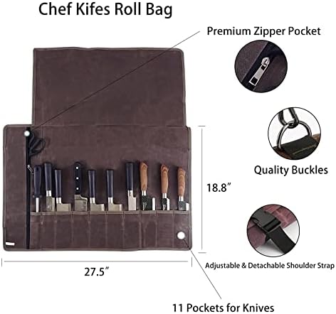 Curated Perfectly The Ultimate Chef Knife Roll Bag