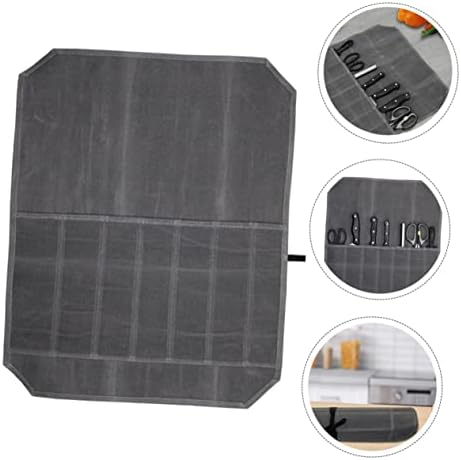 Large Capacity Canvas Storage Bag for Chef Knives