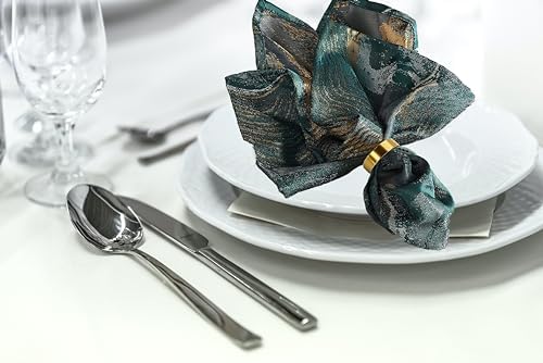 Gerilka Gold Napkin Rings Modern Design Stainless Steel Napkin Rings