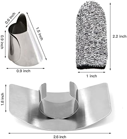 ZOCONE 6 PCS Cut Resistant Finger Guards Set