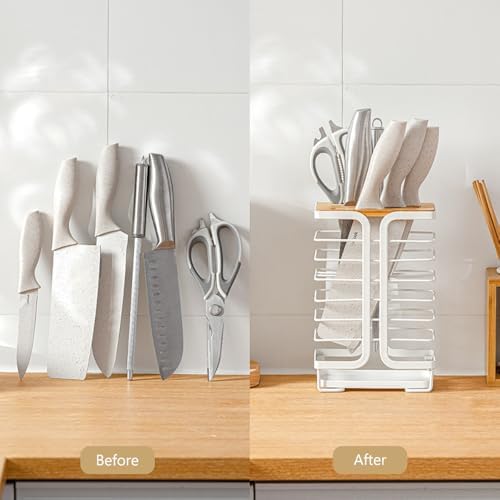 Poeland Kitchen Knife Holder Block