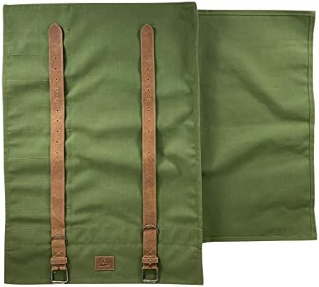 Stylish Knives Holder with 10 Pockets and Adjustable Shoulder Strap