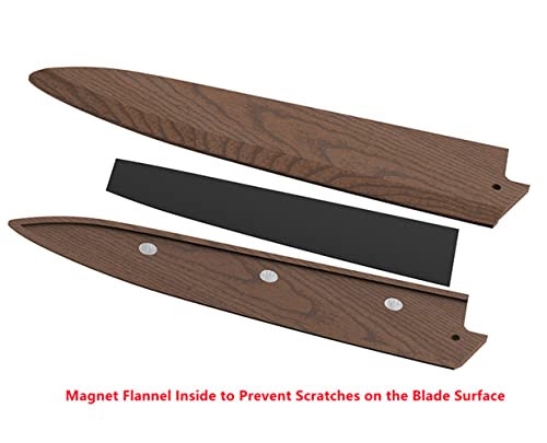 Delicate 4-inch Black Walnut Knives Case