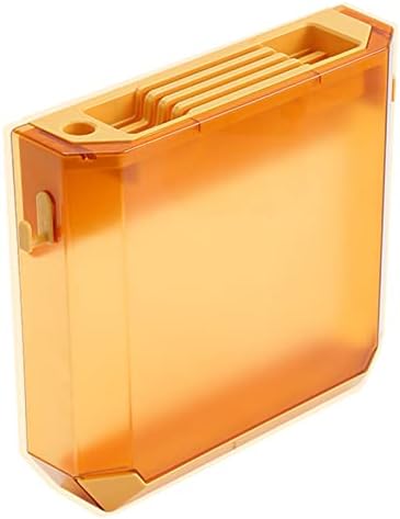 Wall-Mounted Plastic Knife Rack Yellow