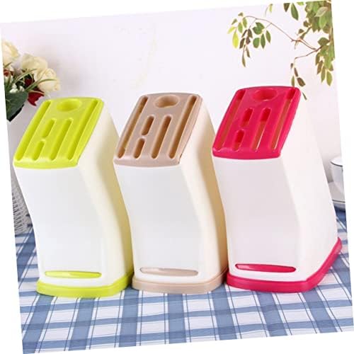 Premium Kitchen Knife Holder with Drain Tool and PP Safety