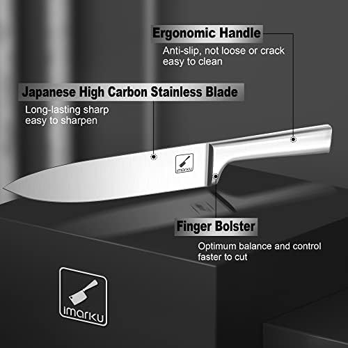 15-Piece Ultra-Sharp Japanese Stainless Steel Knife Set Ergonomic Design Dishwasher Safe