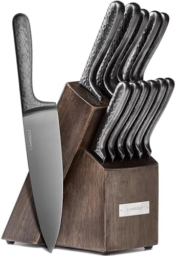 Cambridge Nero 12-Piece Knives Set