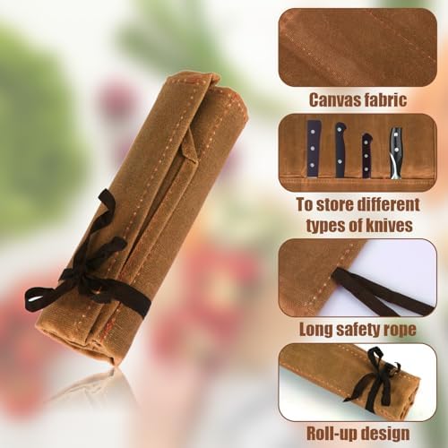 PerfectKnife Roll Case for 7 Knives and More