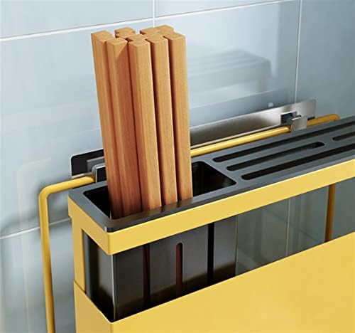 Wall-Mounted Kitchen Knife Holder with Adjustable Design