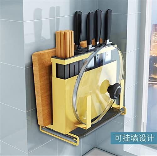 Wall-Mounted Kitchen Knife Holder with Adjustable Design