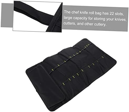 1pc Roll 22 Knife Bag Chef Tool Organizer Red Oxford Cloth