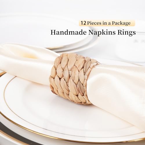 Stylish Handmade Napkin Rings Set of 12