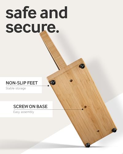 Sturdy Magnetic Knife Holder - Holds 9 Knives More