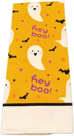 Glowing Halloween Kitchen Hand Dish Towel Set 2x