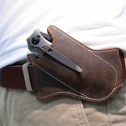 Premium Leather Brown EDC Tool Organizer