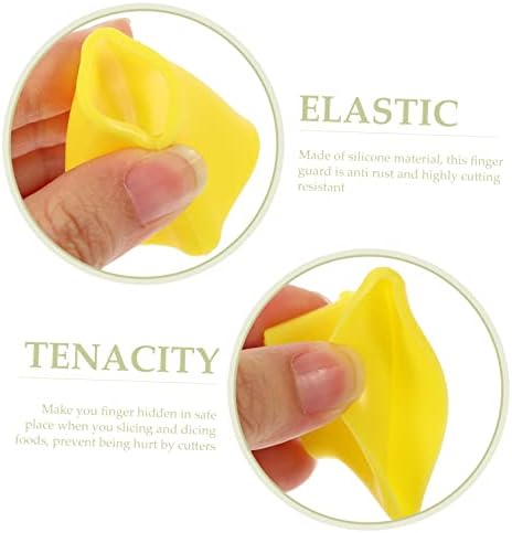 Chefs Choice - Smooth silicone finger guards for cutting chopping and dicing food