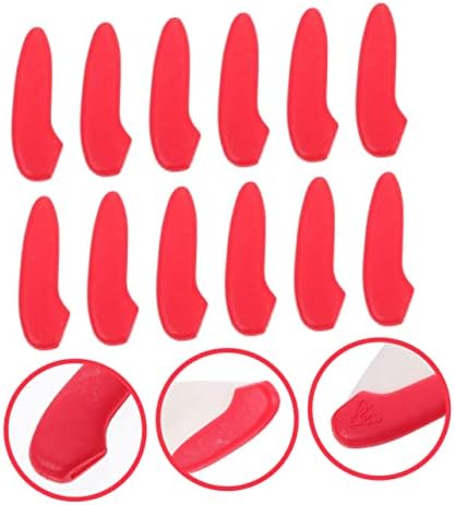 Zerodeko 30pcs Plastic Red Knife Tip Covers