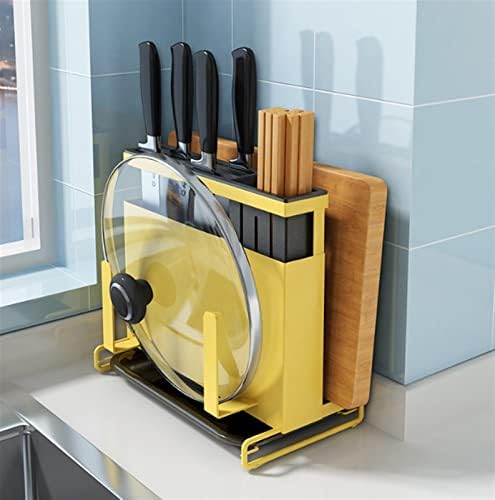 Wall-Mounted Kitchen Knife Holder with Adjustable Design