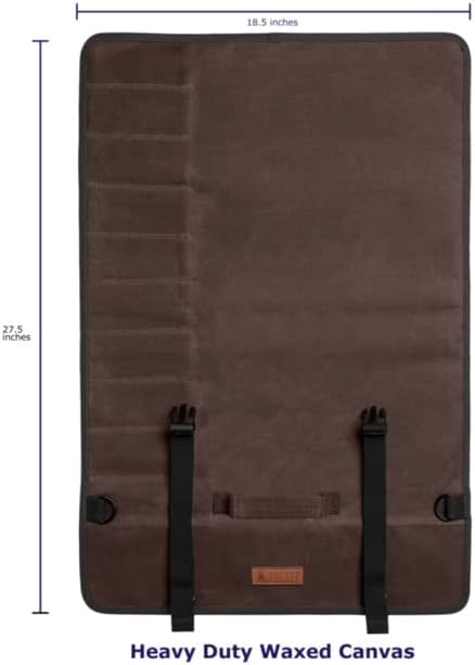 Baobab County Knife Roll Bag Brown
