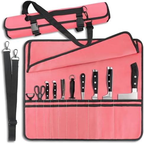 Pink Chef Knife Bag