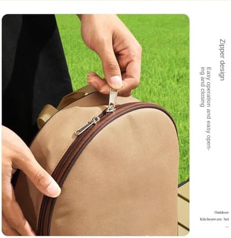 Durable multi-functional waxed canvas knife case for chefs