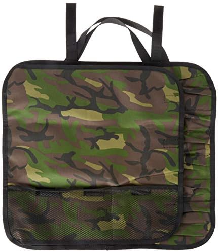 Secure 7-Pocket Knife Roll Bag Camouflage Design
