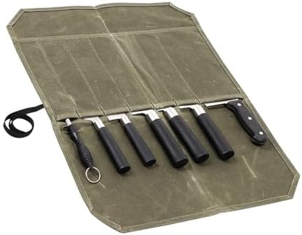 Heavy Duty Canvas Knife Roll Bag