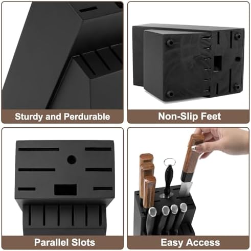 RedCall Universal Knife Block Holder Black