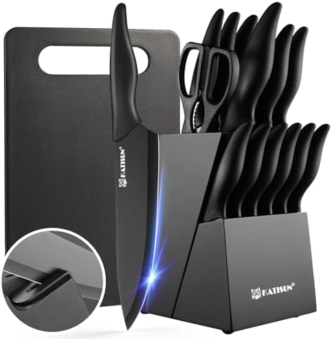 16-Piece Complete Kitchen Knife Block Set