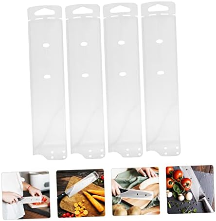 SHOWERORO - Kitchen Cutter Protector 4-Piece Set Durable Knives Guard